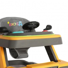 婴儿车轮助行器中国儿童学会走路卡通步行玩具椅音乐儿童助行器带塞子