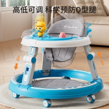 学步车防o型腿婴儿多种功能防侧翻手推车宝宝可坐可推学行车学走车