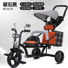 儿童三轮车双人宝宝脚踏车双胞胎手推车婴儿轻便童车大号1-2-3岁