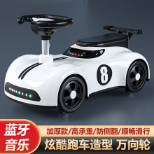 儿童滑行车静音轮助步车1-3岁小汽车儿童滑行玩具车蓝牙音乐溜溜