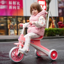 儿童三轮车宝宝手推车脚踏车1-2-3岁男孩女孩轻便幼童静音滑行车