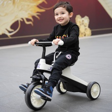 儿童三轮车宝宝手推车脚踏车1-2-3岁男孩女孩轻便幼童静音滑行车