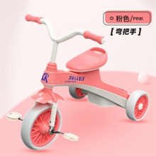 儿童三轮车宝宝手推车脚踏车1-2-3岁男孩女孩轻便幼童静音滑行车