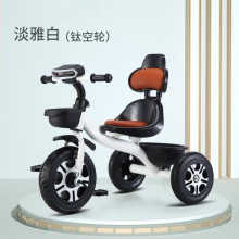 轻便儿童三轮车宝宝自行车手推车脚踏车大号童车岁金属