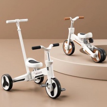 儿童三轮车平衡车脚踏车宝宝可坐可推遛娃车小孩多功能轻便自行车