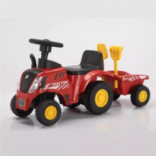 新款宝宝大号仿真拖拉机滑行车带斗 手动工程车送铲子适合1-4岁宝