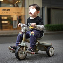 新款儿童三轮车脚踏车自行车1-5岁小孩宝宝可折叠男孩女孩玩具车