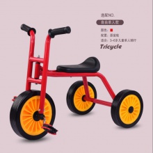 厂家直供幼教平衡车趣味单人三轮车双人脚行车儿童健身器材