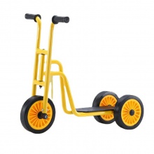 厂家直供幼教平衡车趣味单人三轮车双人脚行车儿童健身器材