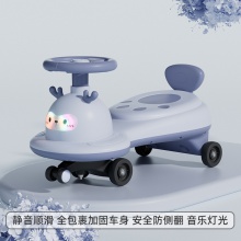 儿童扭扭车1-6岁男女宝防侧翻摇摆车带音乐灯光万向轮静音溜溜车