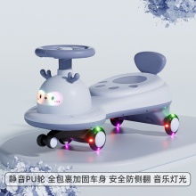 儿童扭扭车1-6岁男女宝防侧翻摇摆车带音乐灯光万向轮静音溜溜车