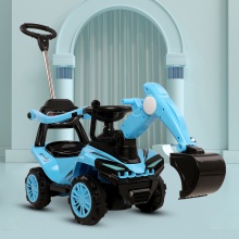 儿童滑行车四轮挖掘机可坐1-3岁2宝宝礼物工程车多种功能手推车溜溜