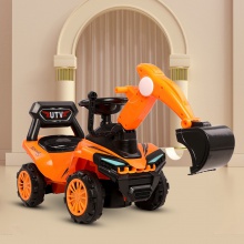 儿童滑行车四轮挖掘机可坐1-3岁2宝宝礼物工程车多种功能手推车溜溜