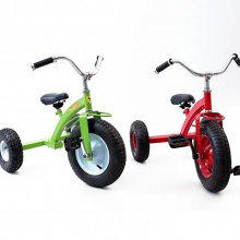 儿童三轮车带木材拖车子儿童玩具三轮车踏板三轮车玩具车工具车