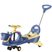 儿童扭扭车可坐自行车2-7岁宝宝滑行车溜溜车灯光音乐玩具车