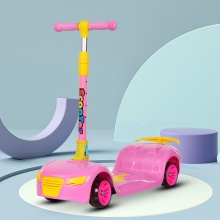 儿童滑板车2-12岁宝宝可坐可骑滑三合一可推行单脚滑行溜溜车