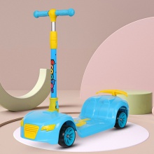 儿童滑板车2-12岁宝宝可坐可骑滑三合一可推行单脚滑行溜溜车