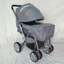 儿童推车带脚套保暖婴儿车可折叠避震儿童推车带脚套保暖婴儿车