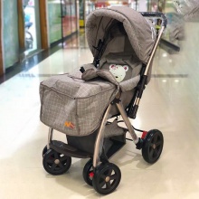 儿童推车带脚套保暖婴儿车可折叠避震儿童推车带脚套保暖婴儿车