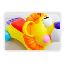 宝宝多种功能狮子学步车 宝宝音乐滑行车 防滑减速手推车