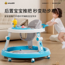防侧翻男女宝宝助步车可推玩具学走路车婴儿学步车防O型腿多种功能