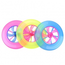 新款led带风叶闪光飞盘 沙滩广场发光玩具 闪光飞碟 户外运动飞盘