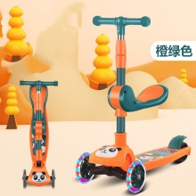 儿童滑板车小孩滑滑车可坐可骑滑三合一宝宝溜溜车2-3-6-8-12岁