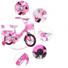 儿童自行车带辅助轮自行车3-5-8岁男女孩寸童车自行车宝宝脚踏车