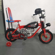 太子摩托车 儿童自行车  bike 铁轮 带灯 摩托款自行车 脚踏自行车