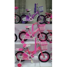 香雪公主 儿童自行车 bike 铁轮 带车篮 带后座 公主自行车