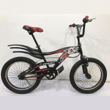 狮王 表演车 铝合金轮 一体轮自行车 加密辐条 有尾和后座和三尾