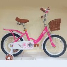 厂家供应儿童自行车12-16寸童车宝宝单车带辅助轮公主自行车