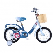 儿童自行车带训练轮/婴儿自行车白色轮胎女童自行车121416英寸