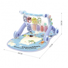 新款六合一婴儿学步车脚踏琴0-36个月宝宝益智早教音乐钢琴健身架