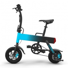全铝车架锂电滑板车折叠锂电自行车两轮车代步车P12+自行车
