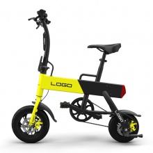 全铝车架锂电滑板车折叠锂电自行车两轮车代步车P12+自行车