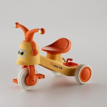 儿童三轮车可推可骑小孩脚踏车宝宝童车1-6岁带音乐滑行车玩具车