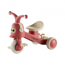 儿童三轮车可推可骑小孩脚踏车宝宝童车1-6岁带音乐滑行车玩具车