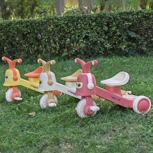 儿童三轮车可推可骑小孩脚踏车宝宝童车1-6岁带音乐滑行车玩具车