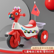 儿童电动三轮车儿童音乐脚踏车玩具卡通宝宝滑行车骑行车
