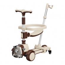 儿童滑板车三合一1-3-6岁男女宝宝滑行车可坐可滑行滑行车滑滑车