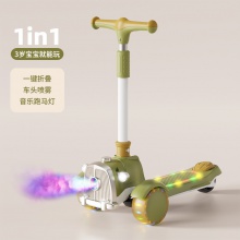 儿童滑板车三合一1-3-6岁男女宝宝滑行车可坐可滑行滑行车滑滑车