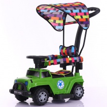 新款儿童滑行车带推把四轮扭扭车小孩宝宝多种功能助步推车