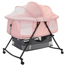 婴儿床宝宝新生儿床可折叠可移动调节便携式摇摇床大床半躺防吐奶