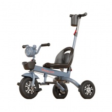 儿童三轮车脚踏车多种功能折叠婴幼儿可坐可躺溜娃音乐手推车自行车