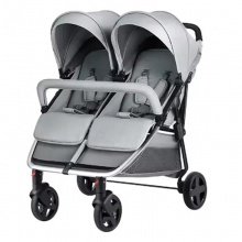 侧推童车双座婴儿车高品质双胞胎婴儿推车提篮双胞胎推车