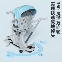 新款滑板车儿童1-3-6-12岁小孩宝宝女孩踏板滑滑车溜溜六合一滑板