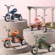 儿童三轮车2-6岁宝宝三轮童车脚踏车防侧翻带斗儿童自行车