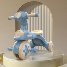 儿童三轮车1-3岁宝宝可骑脚踏车多种功能三轮车手推车平衡车防侧翻