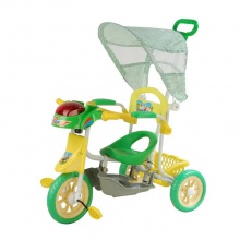 塑料三轮车儿童自行车/婴儿三轮车/儿童三轮自行车带蓬卡通三轮车